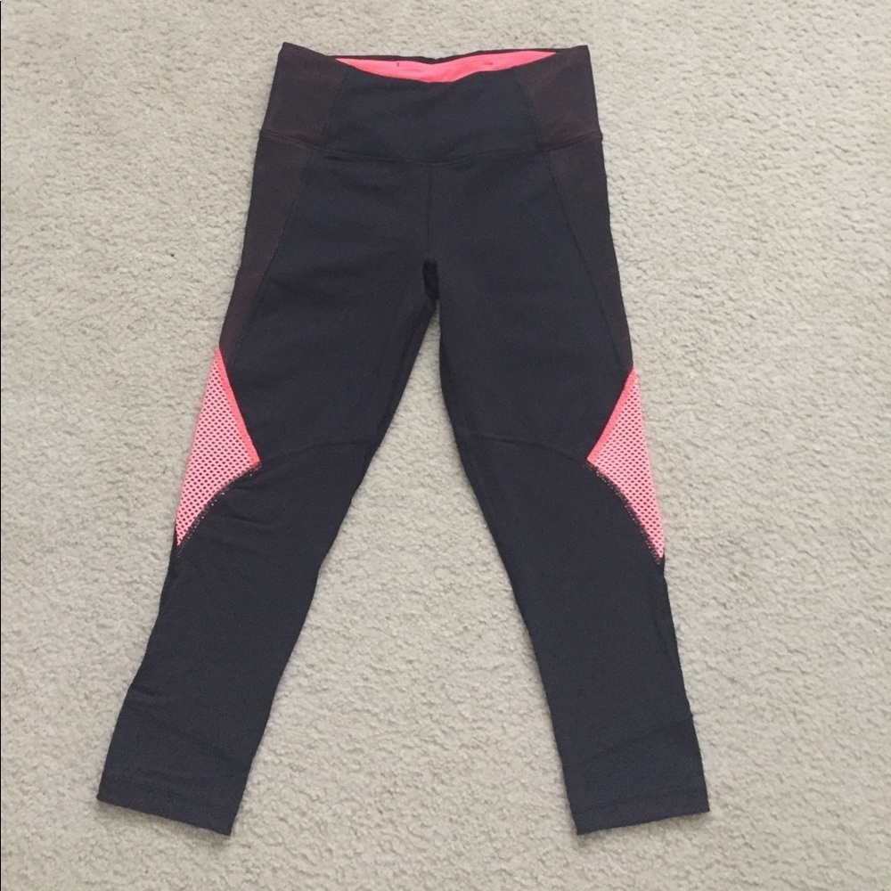 Victoria's Secret Black and Pink Leggings